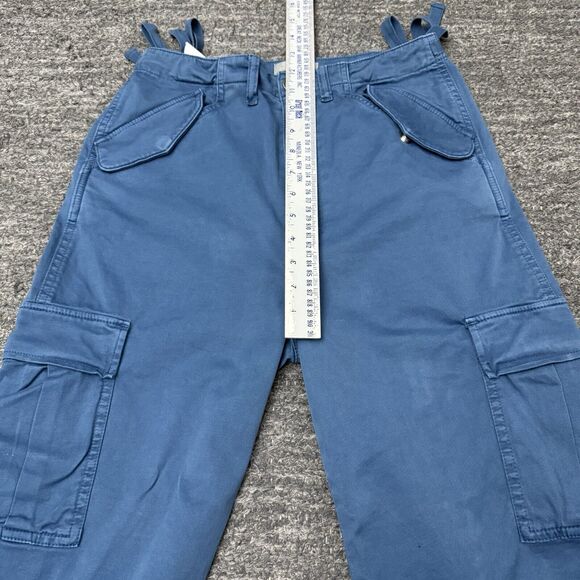 Stylish Blue Cargo Pants for Women - Picture 5 of 14
